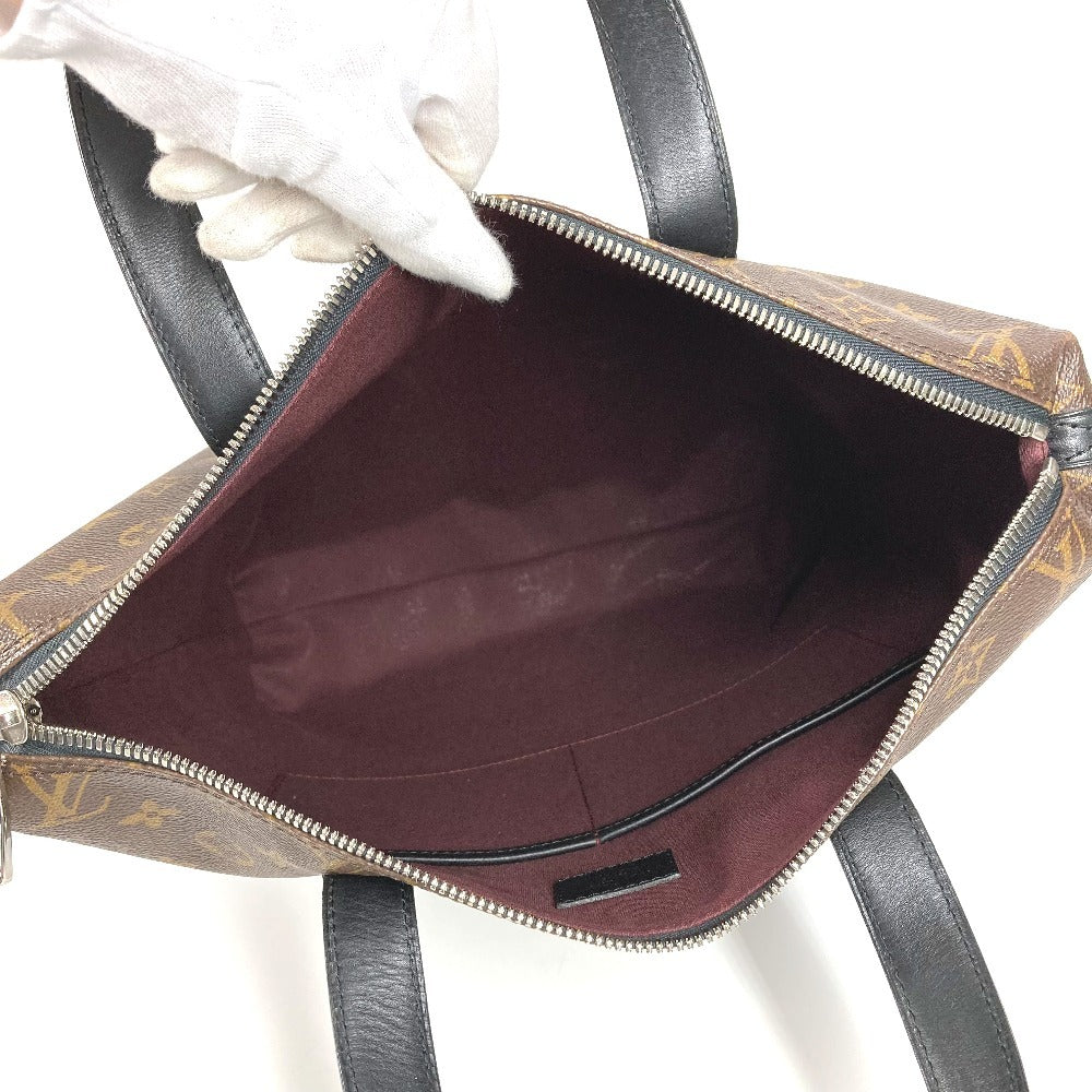 LOUIS VUITTON Tote Bag M40388 Monogram macacer canvas Brown Monogram macacer Kitan