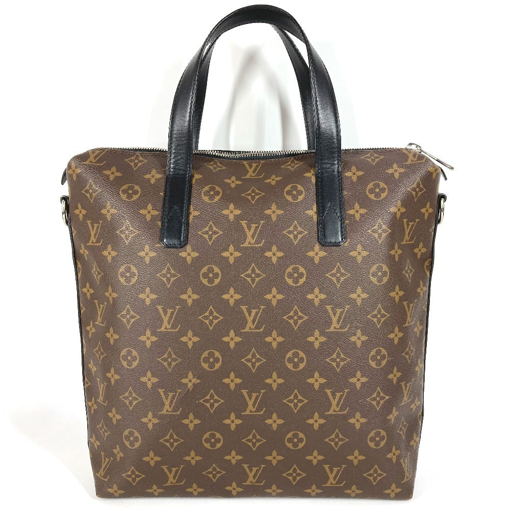 LOUIS VUITTON Tote Bag M40388 Monogram macacer canvas Brown Monogram macacer Kitan