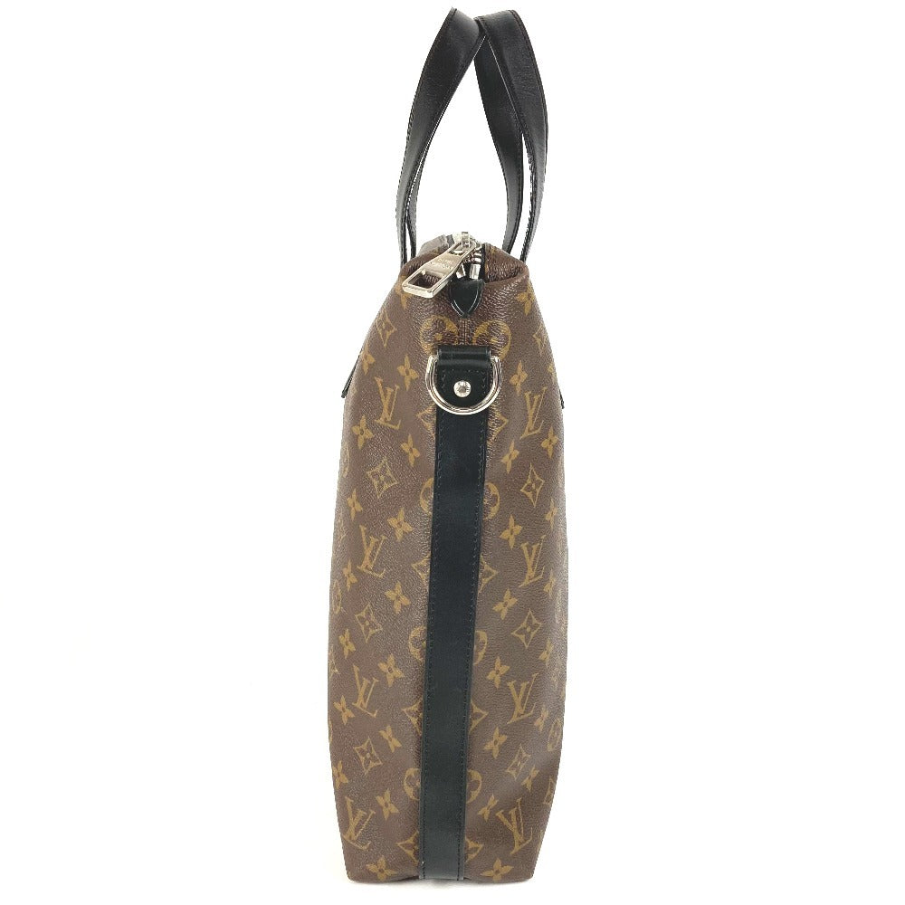 LOUIS VUITTON Tote Bag M40388 Monogram macacer canvas Brown Monogram macacer Kitan