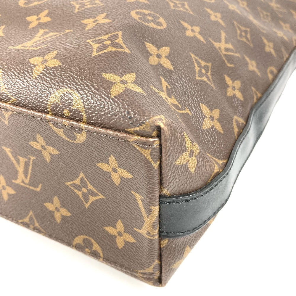 LOUIS VUITTON Tote Bag M40388 Monogram macacer canvas Brown Monogram macacer Kitan