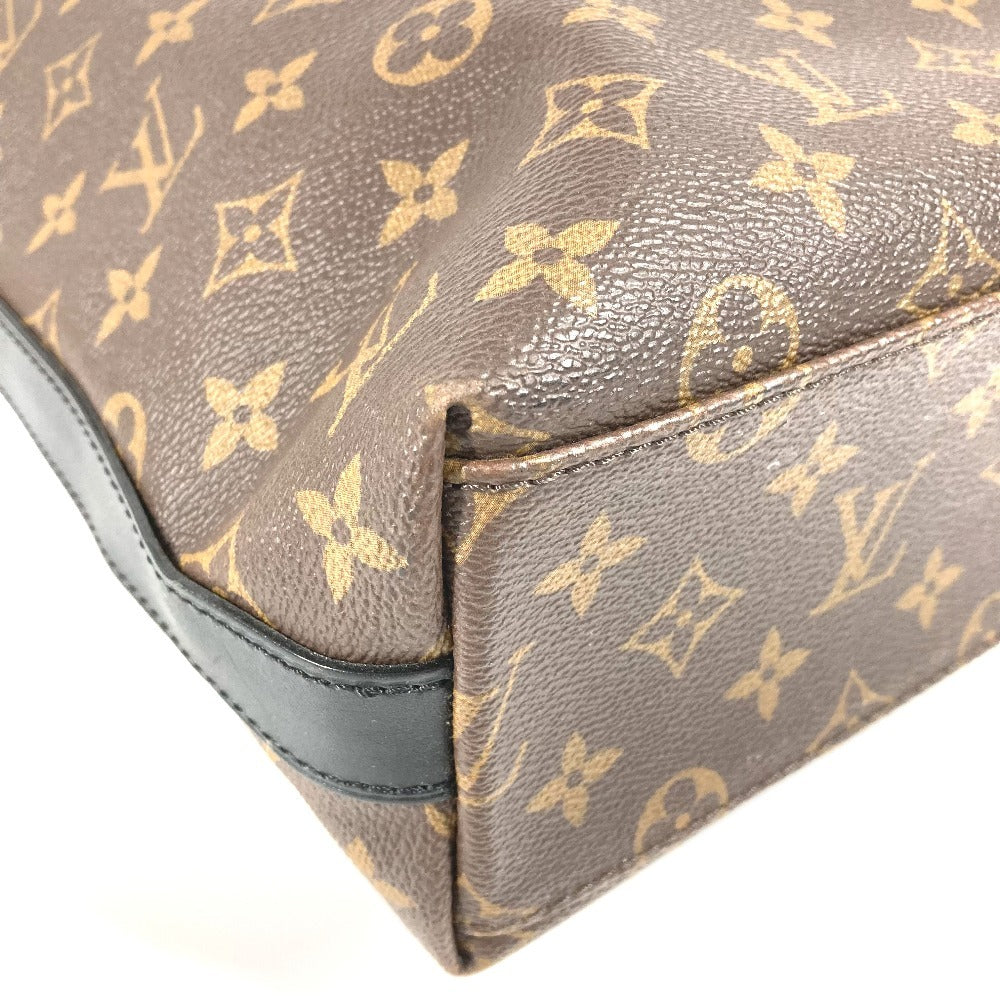 LOUIS VUITTON Tote Bag M40388 Monogram macacer canvas Brown Monogram macacer Kitan