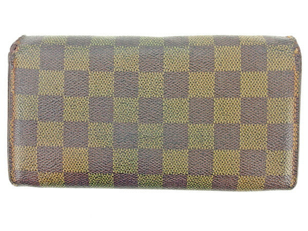 LOUIS VUITTON Long Wallet Purse N61734 Ebene (brown type) Portefeuille Sarah
