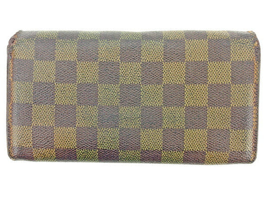 LOUIS VUITTON Long Wallet Purse N61734 Ebene (brown type) Portefeuille Sarah