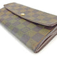 LOUIS VUITTON Long Wallet Purse N61734 Ebene (brown type) Portefeuille Sarah