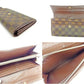 LOUIS VUITTON Long Wallet Purse N61734 Ebene (brown type) Portefeuille Sarah