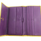 LOUIS VUITTON Long Wallet Purse M63389 Yellow purple Porte Tresor International