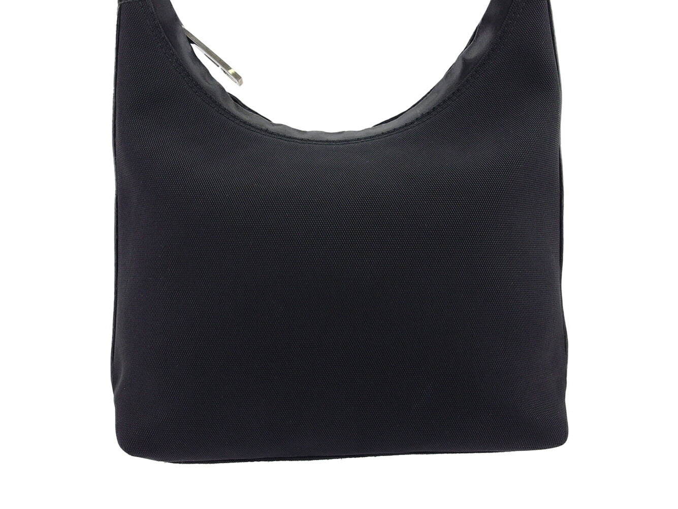 GUCCI Handbag Black Silver Old Gucci