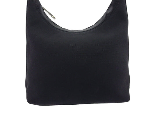 GUCCI Handbag Black Silver Old Gucci