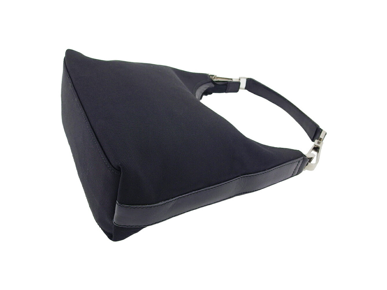 GUCCI Handbag Black Silver Old Gucci
