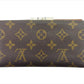 LOUIS VUITTON Long Wallet Purse T61217 Brown beige North America exclusive Continental Clutch