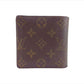 LOUIS VUITTON Bifold Wallet M61665 Brown Porte Billets Cartes CrditMonet
