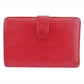 LOUIS VUITTON Bifold Wallet M63247 Castilian red Portonevie Vienova