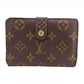 LOUIS VUITTON Bifold Wallet M61663 Brown Portonevie Vienova