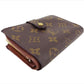 LOUIS VUITTON Bifold Wallet M61663 Brown Portonevie Vienova