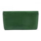 LOUIS VUITTON Long Wallet Purse green Epi