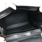 CELINE Shoulder Bag leather Gray x orange x black Trapeze Women Used Authentic