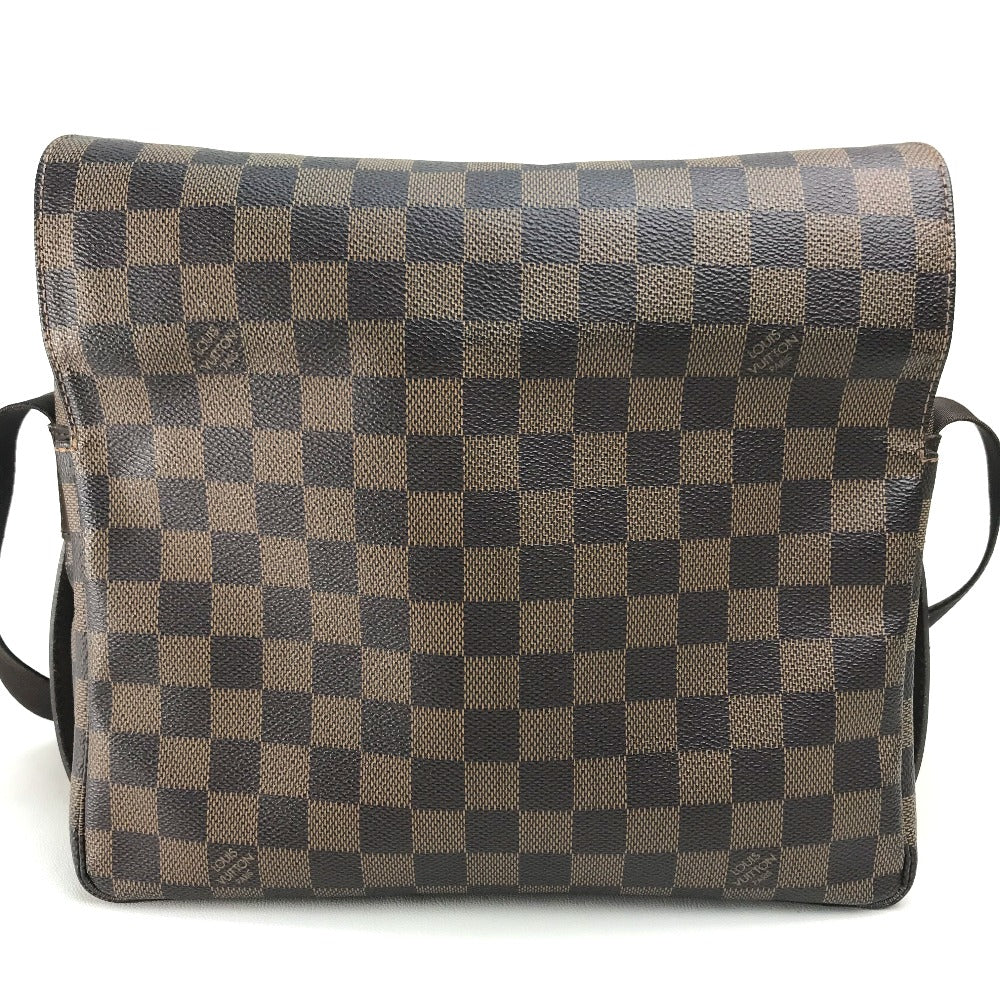 LOUIS VUITTON Shoulder Bag N45255 Damier canvas Brown bag messenger bag Damier Naviglio mens(Unisex) Used Authentic