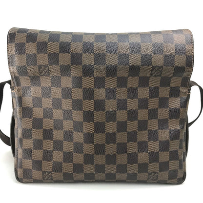 LOUIS VUITTON Shoulder Bag N45255 Damier canvas Brown bag messenger bag Damier Naviglio mens(Unisex) Used Authentic