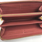 LOUIS VUITTON Long Wallet Purse ‚l62318 Patent leather / monogram canvas Pink beige type Monogram Zippy Venice Women Used Authentic