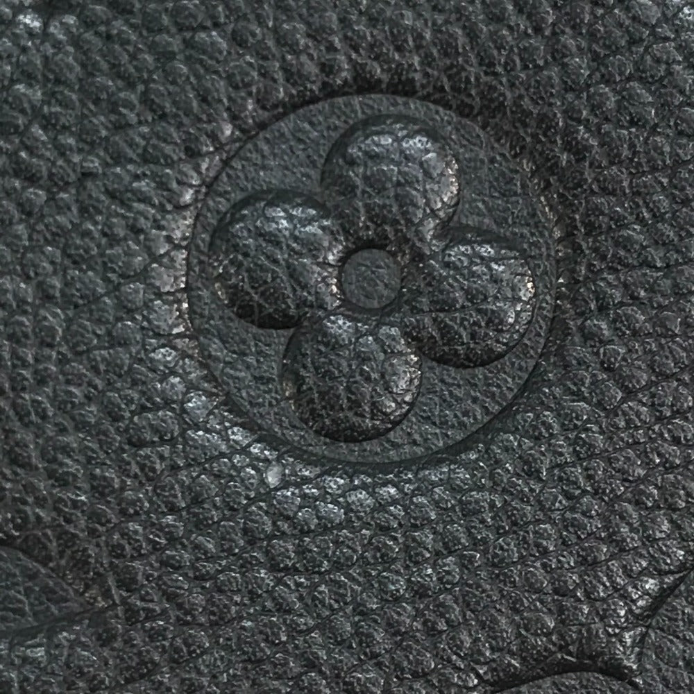 LOUIS VUITTON Long Wallet Purse M60258 Monogram Ann Platt Leather Navy Monogram Ann Platt Portefeuille Villetuoz Women Used Authentic