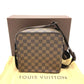 LOUIS VUITTON Shoulder Bag N41442 Damier canvas Brown Damier Olaf PM unisex(Unisex) Used Authentic