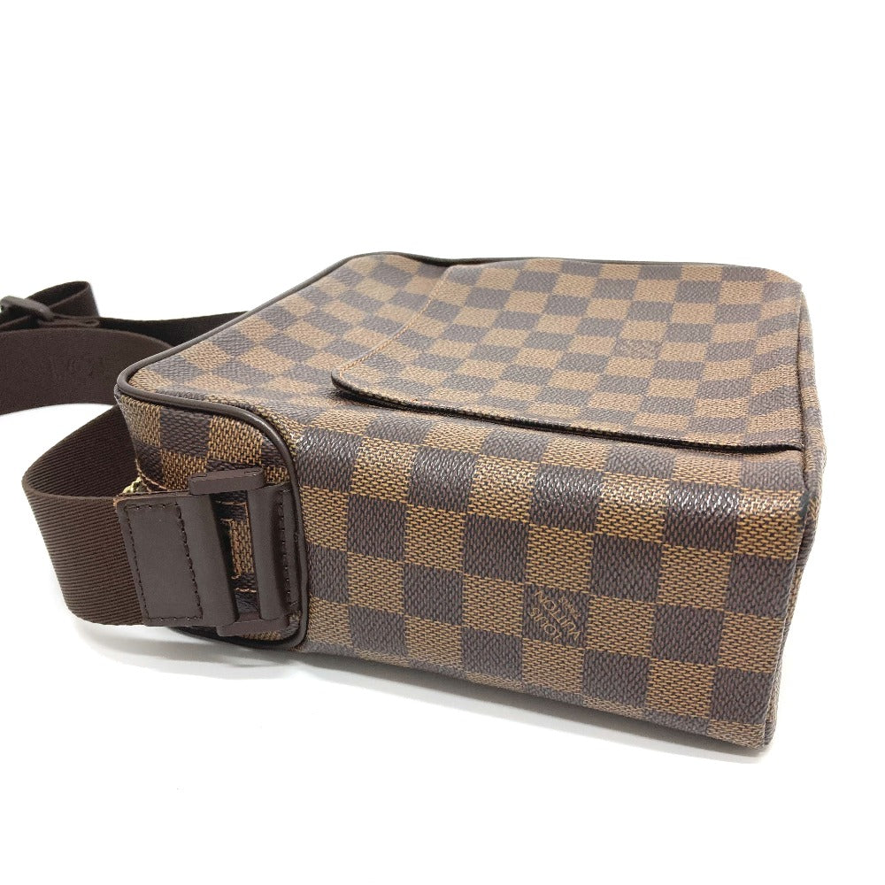 LOUIS VUITTON Shoulder Bag N41442 Damier canvas Brown Damier Olaf PM unisex(Unisex) Used Authentic