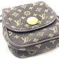 LOUIS VUITTON Shoulder Bag M95313 Monogram Mini-LinCanvas Brown Monogram mini run Pochette Cancun Women Used Authentic