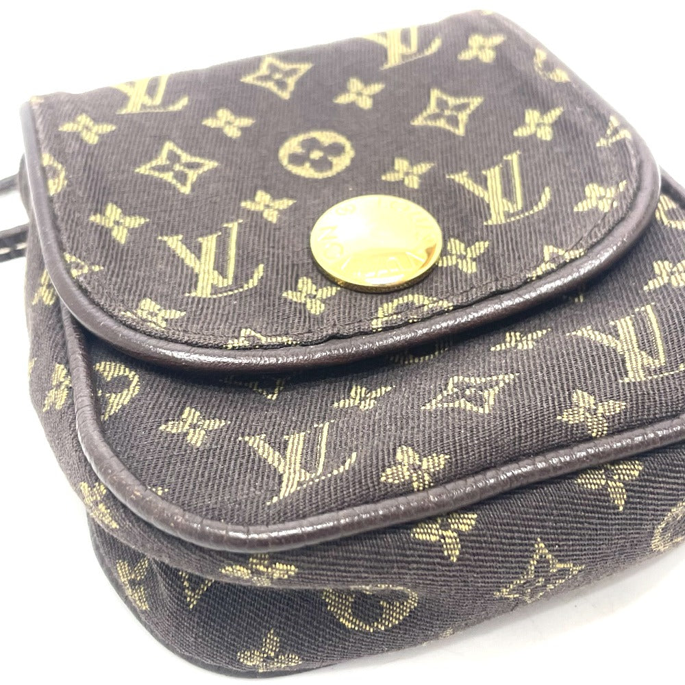 LOUIS VUITTON Shoulder Bag M95313 Monogram Mini-LinCanvas Brown Monogram mini run Pochette Cancun Women Used Authentic
