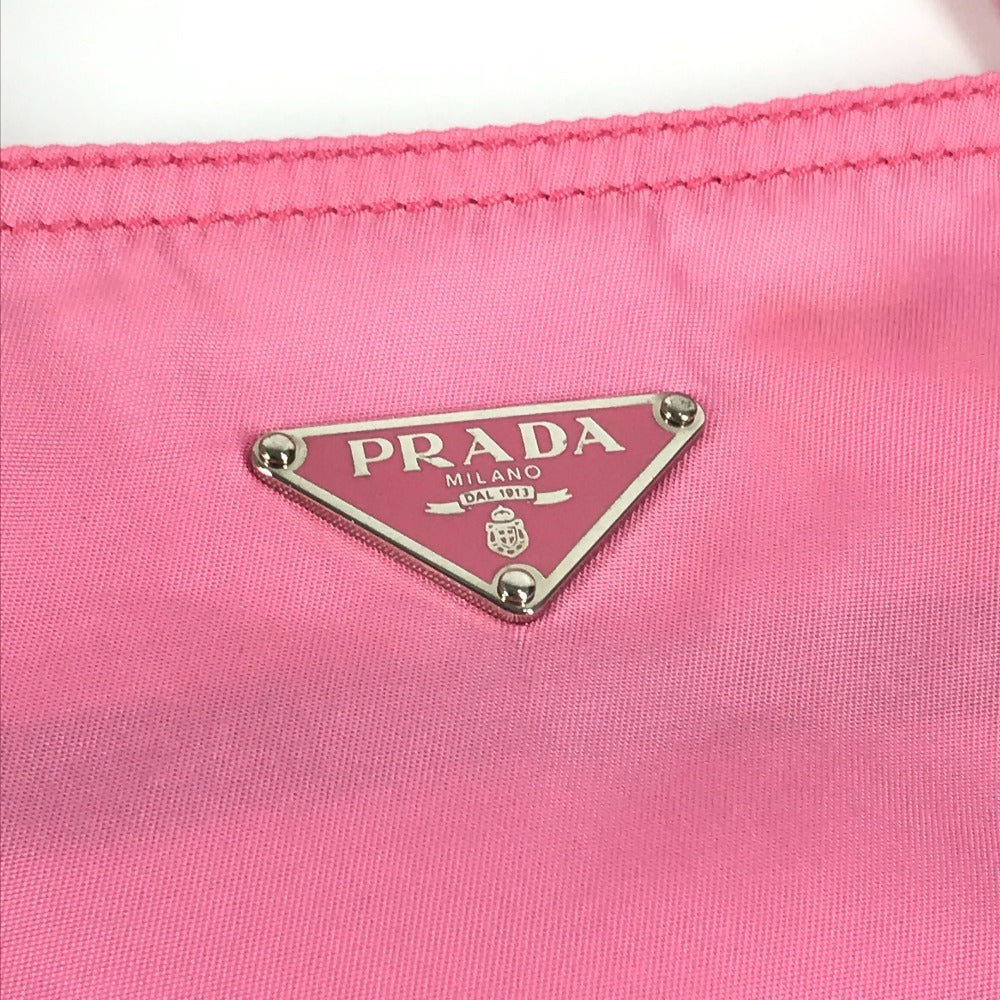 PRADA Shoulder Bag BR2897 Nylon pink Robot Shopping Bag