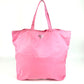 PRADA Shoulder Bag BR2897 Nylon pink Robot Shopping Bag
