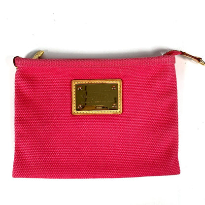 LOUIS VUITTON Pouch M40068 canvas pink Antigua Pochette Flat PM Pochette Flat PM
