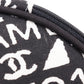 CHANEL Pouch cotton black 31rue cambon novelty Makeup pouch Women Used Authentic