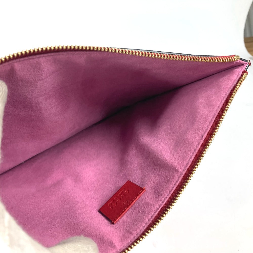 GUCCI Clutch bag 506280 GG canvas / leather beige GG Supreme BOSCO Cat