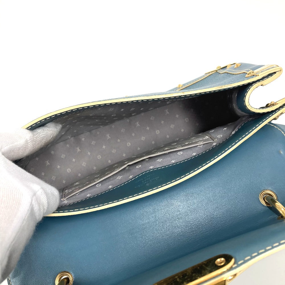 LOUIS VUITTON Shoulder Bag M91821 Suhari leather blue Suhari Tarantue