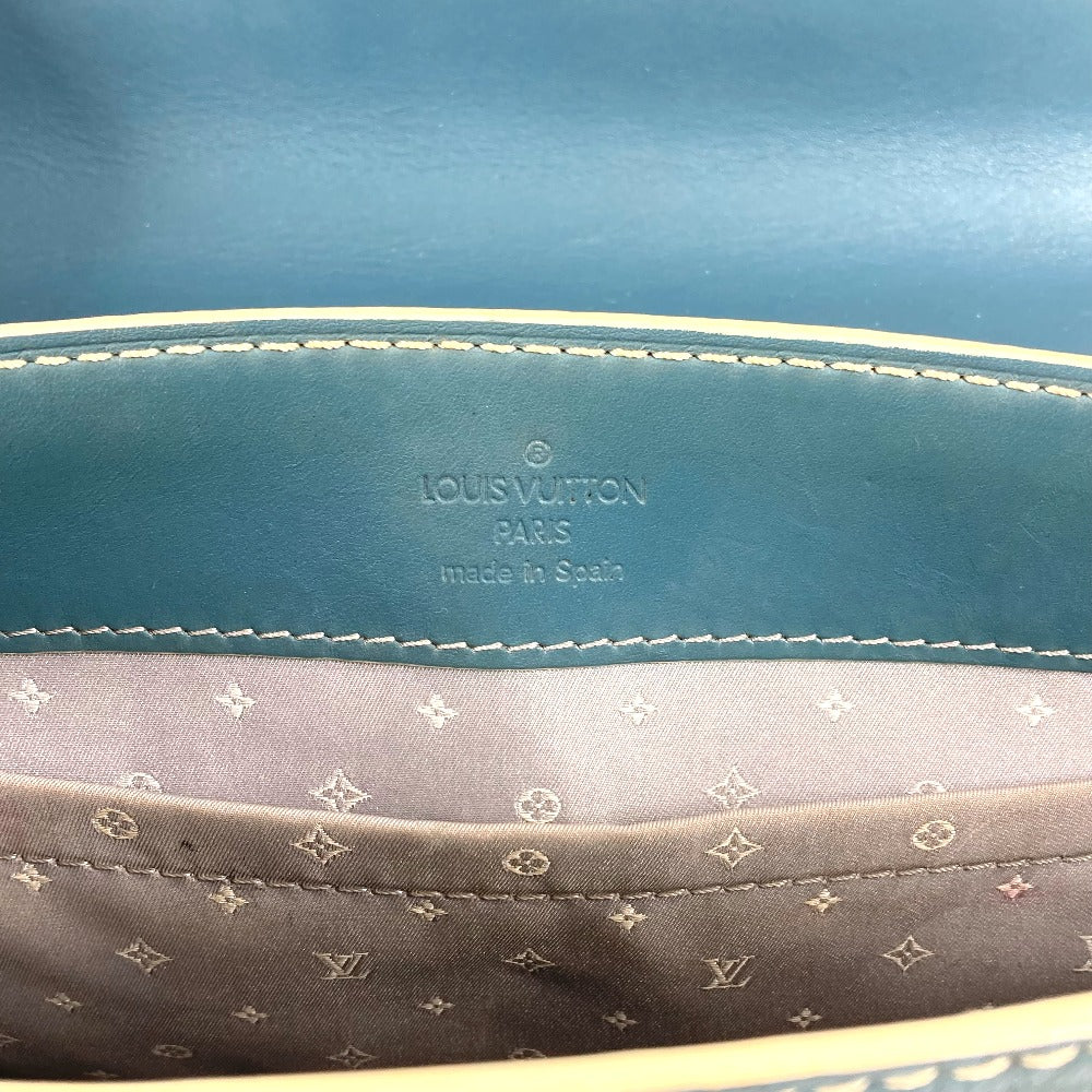 LOUIS VUITTON Shoulder Bag M91821 Suhari leather blue Suhari Tarantue