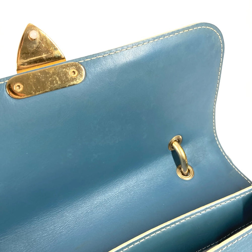 LOUIS VUITTON Shoulder Bag M91821 Suhari leather blue Suhari Tarantue