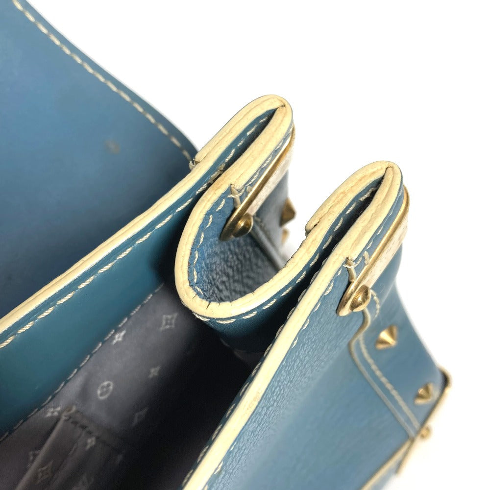 LOUIS VUITTON Shoulder Bag M91821 Suhari leather blue Suhari Tarantue