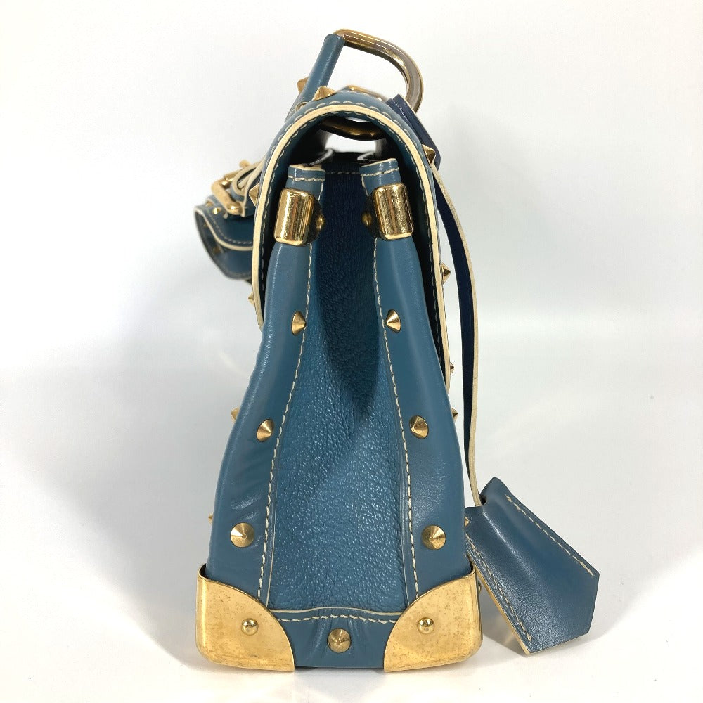 LOUIS VUITTON Shoulder Bag M91821 Suhari leather blue Suhari Tarantue