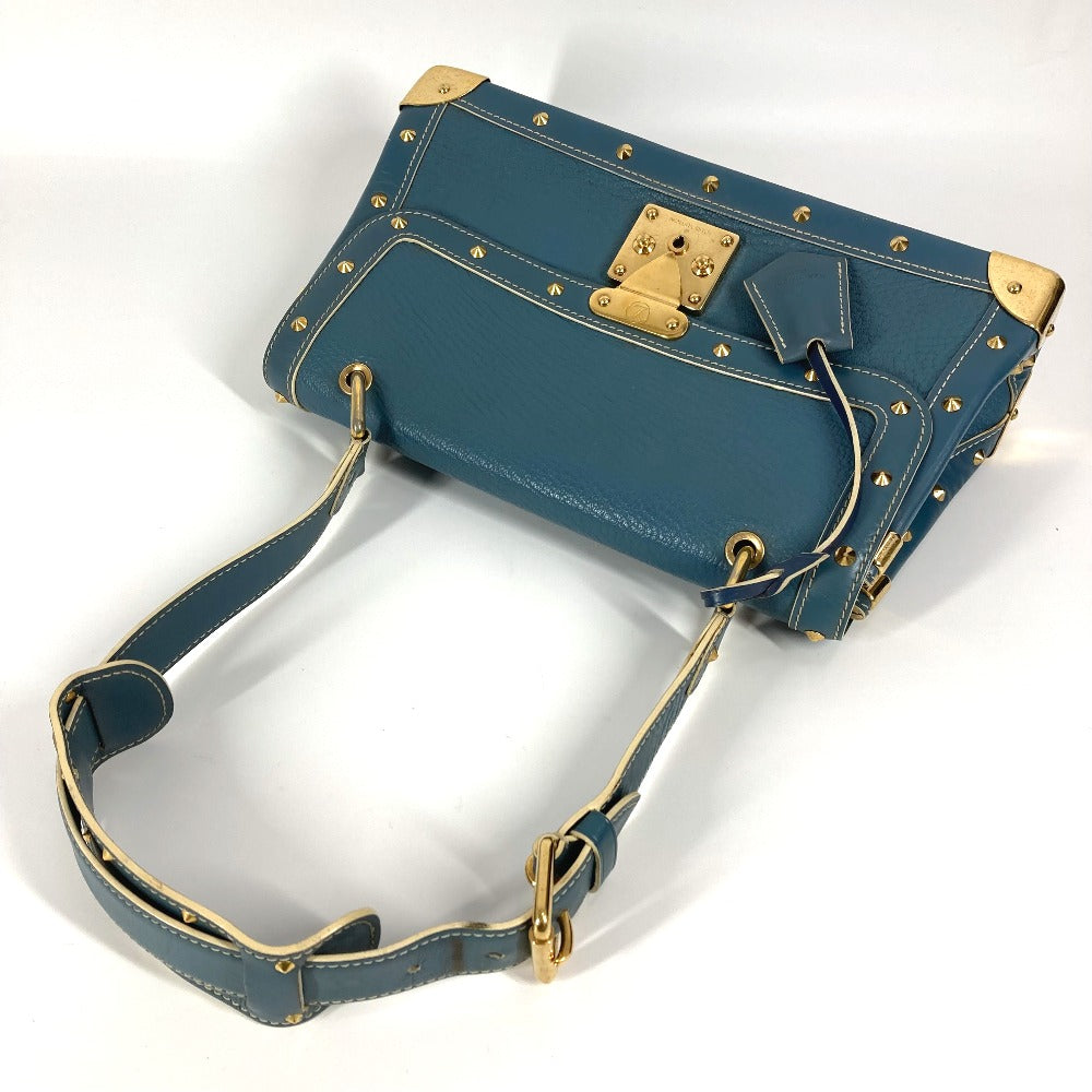 LOUIS VUITTON Shoulder Bag M91821 Suhari leather blue Suhari Tarantue