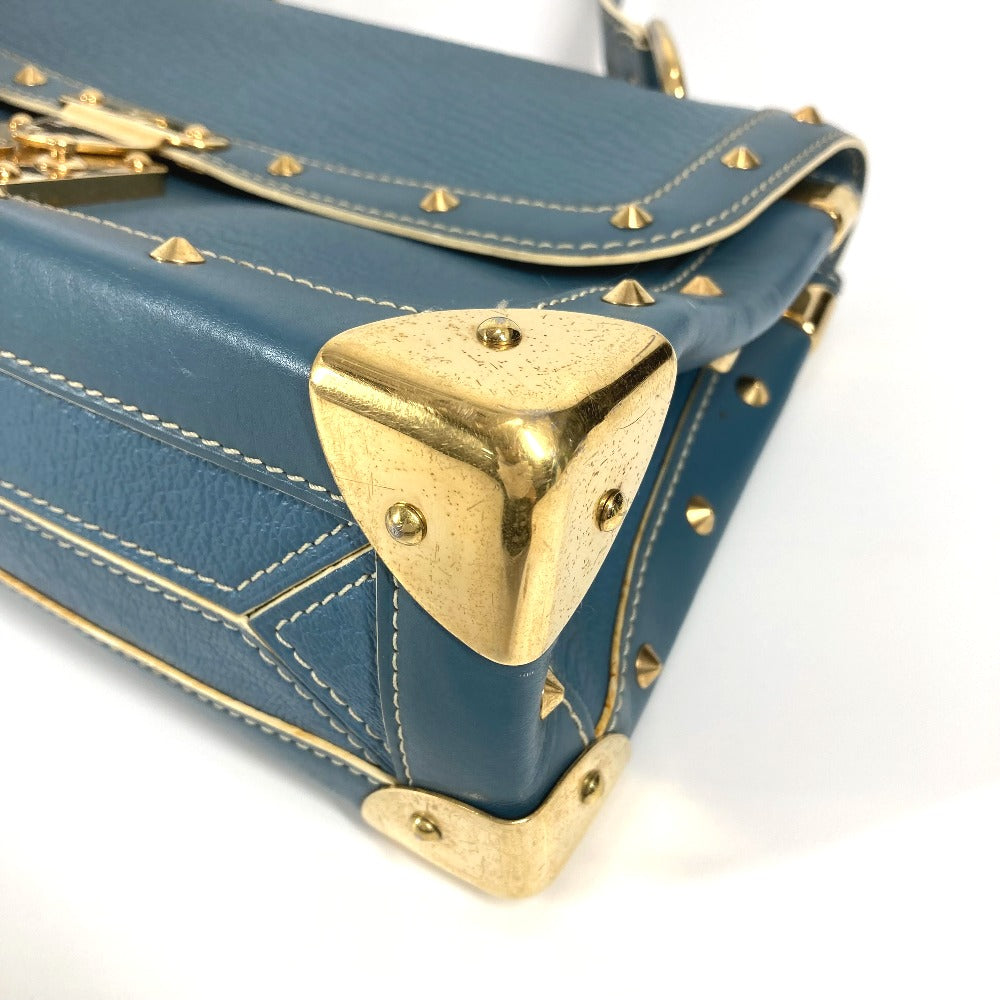 LOUIS VUITTON Shoulder Bag M91821 Suhari leather blue Suhari Tarantue