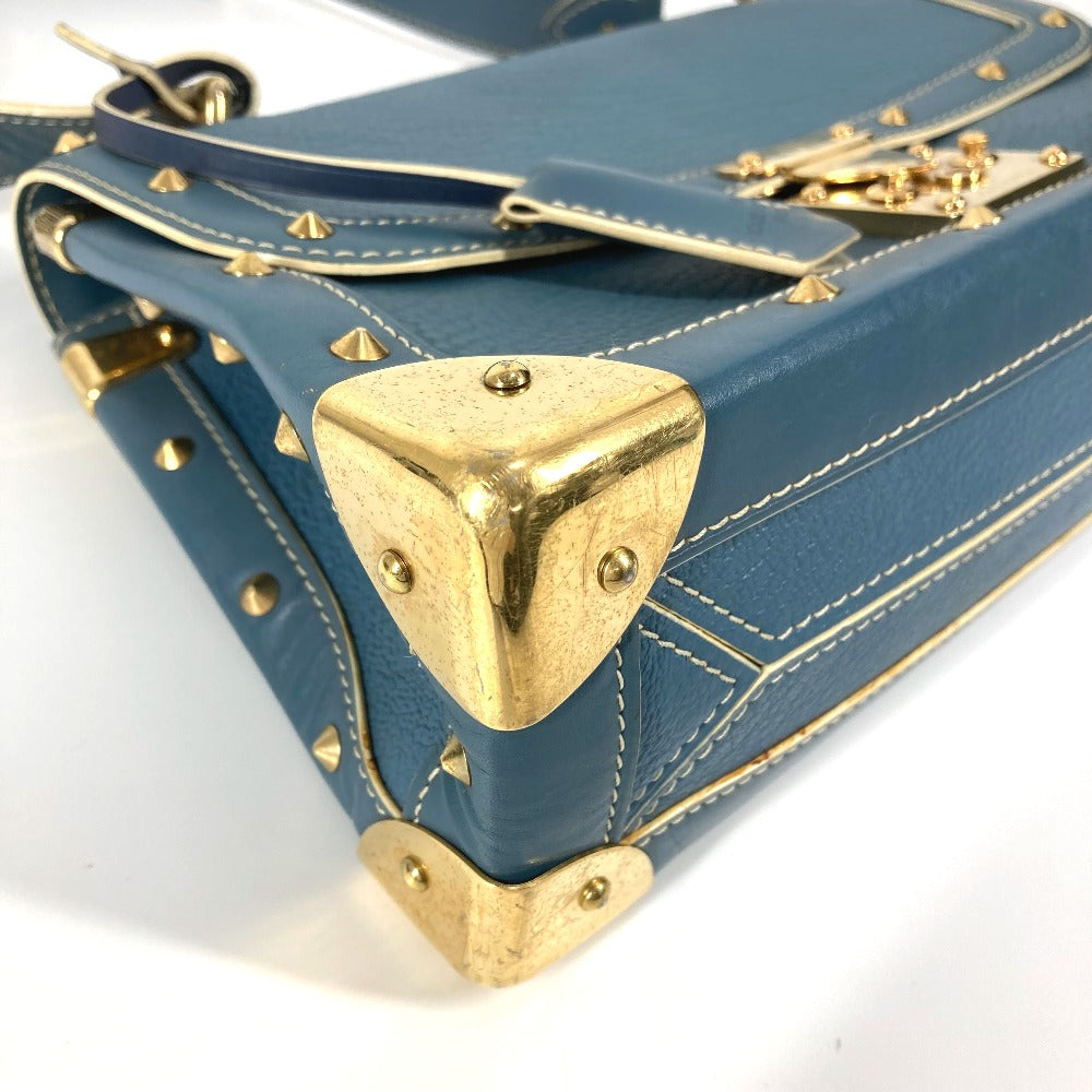 LOUIS VUITTON Shoulder Bag M91821 Suhari leather blue Suhari Tarantue