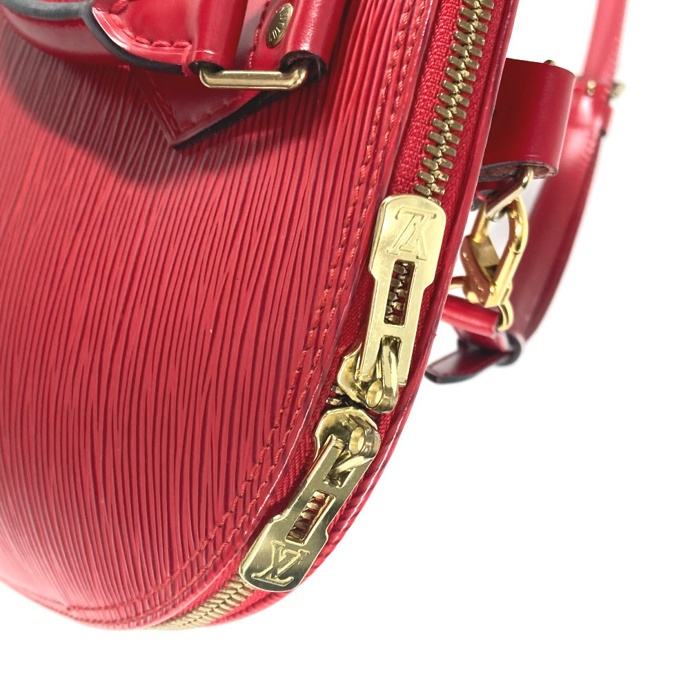 LOUIS VUITTON Handbag M52147 Epi Leather Red Epi Alma Women Used Authentic