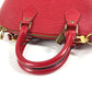 LOUIS VUITTON Handbag M52147 Epi Leather Red Epi Alma Women Used Authentic