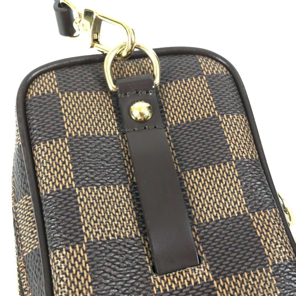 LOUIS VUITTON Pouch N61738 Damier canvas Brown Damier Etui / Okapi