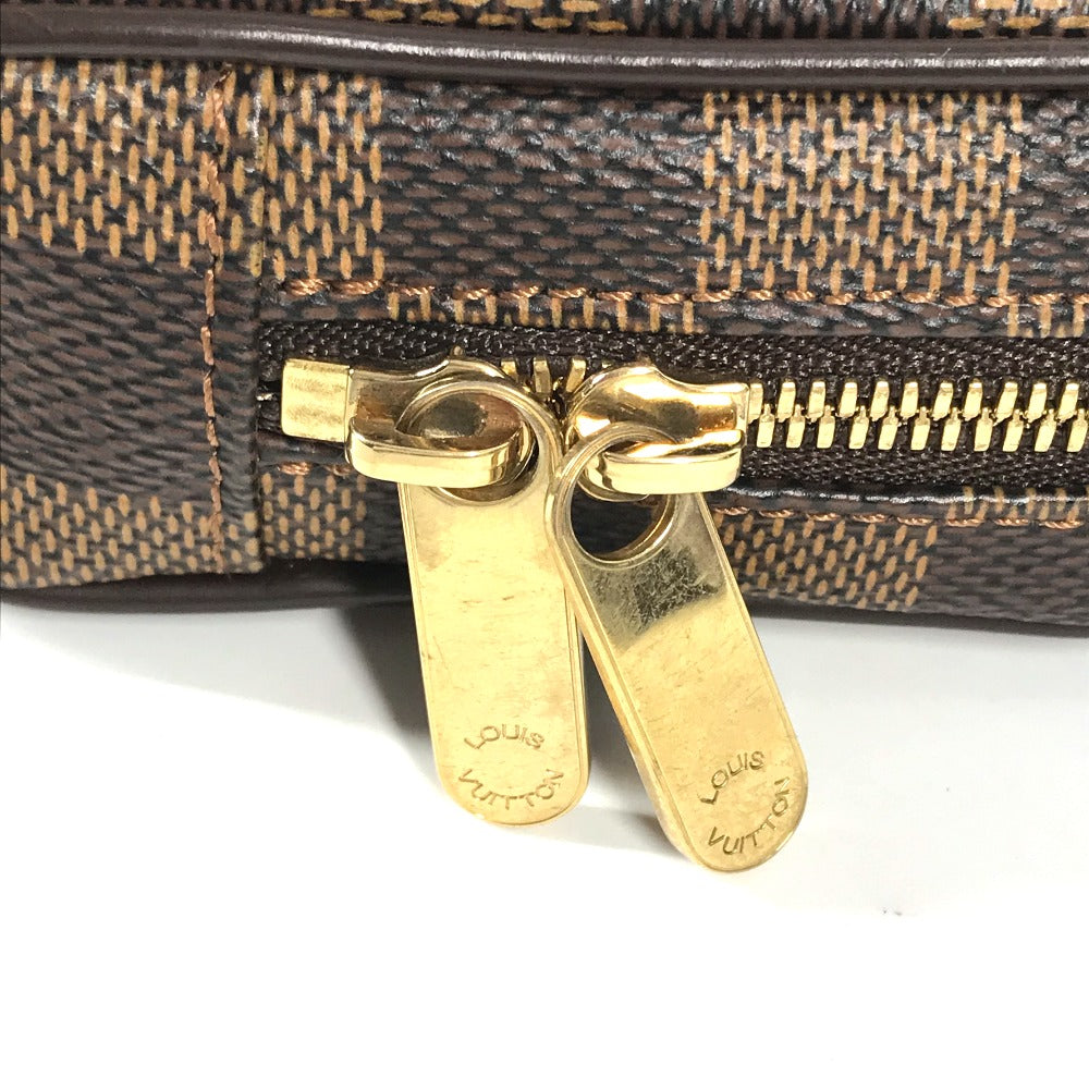 LOUIS VUITTON Pouch N61738 Damier canvas Brown Damier Etui / Okapi