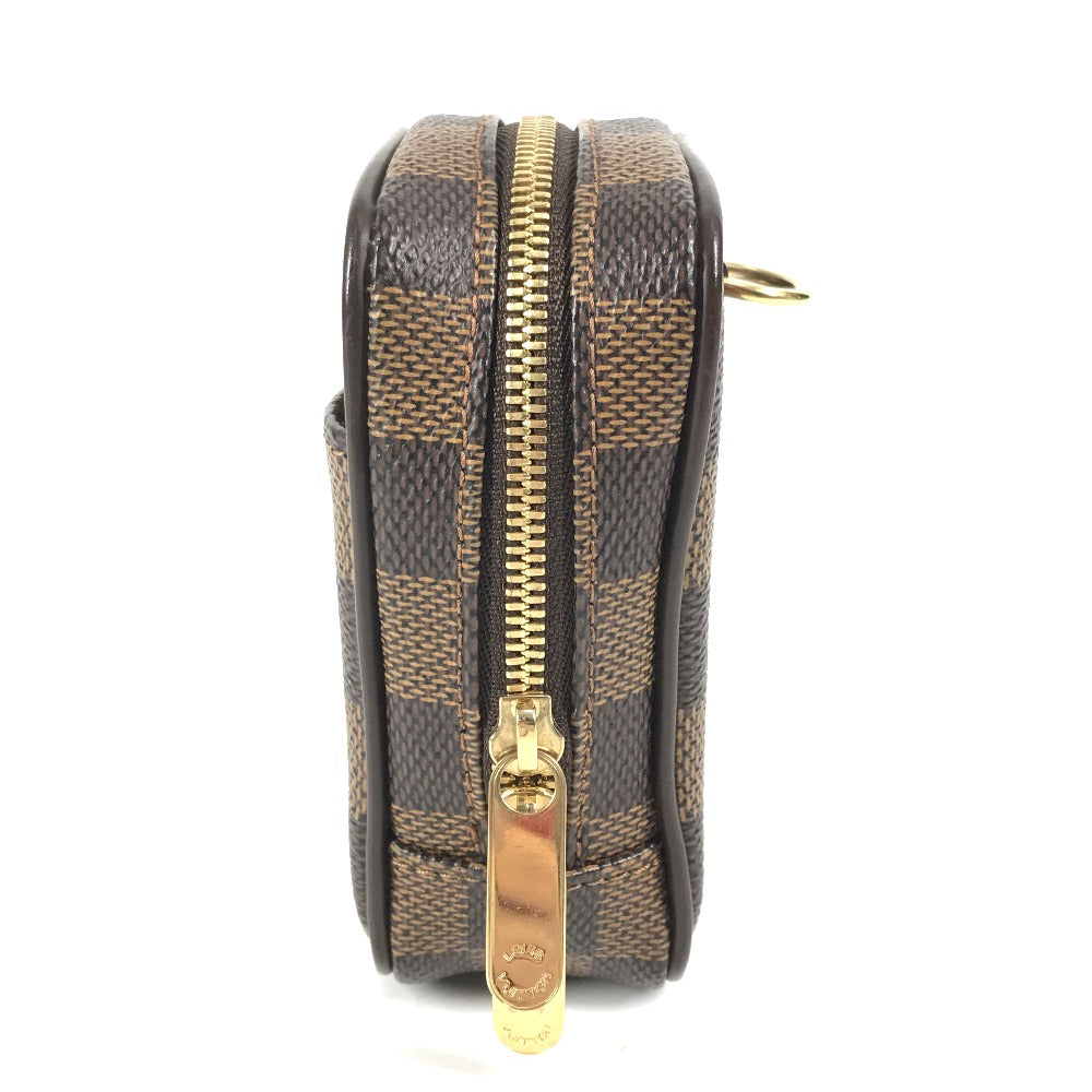 LOUIS VUITTON Pouch N61738 Damier canvas Brown Damier Etui / Okapi