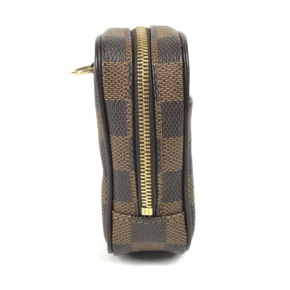 LOUIS VUITTON Pouch N61738 Damier canvas Brown Damier Etui / Okapi
