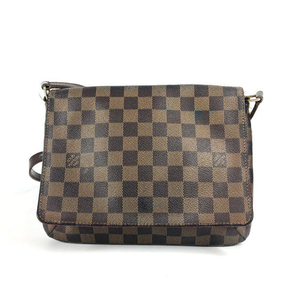 LOUIS VUITTON Shoulder Bag N51301 Damier canvas Brown Damier Musette Tango Long Women Used Authentic