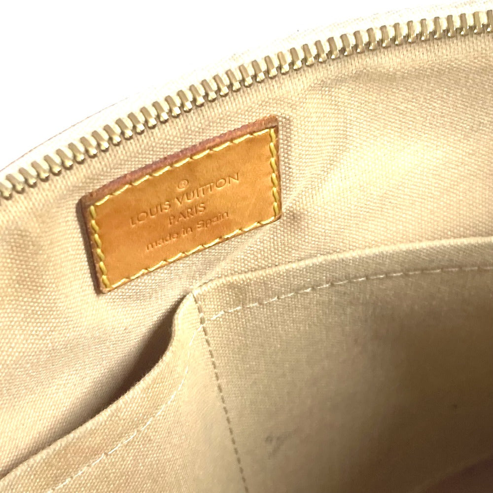LOUIS VUITTON Shoulder Bag N41113 Damier Azur Canvas white Damier Azur Siracusa PM Women Used Authentic