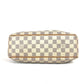 LOUIS VUITTON Shoulder Bag N41113 Damier Azur Canvas white Damier Azur Siracusa PM Women Used Authentic